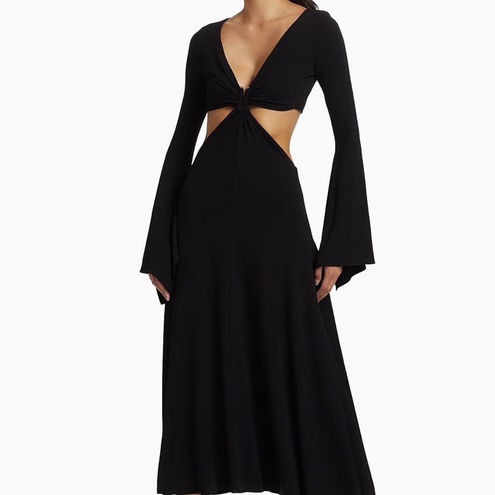 Michael Kors Collection Black Backless Dress